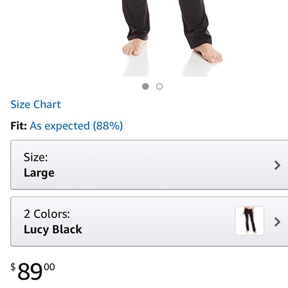 SOLD NWT✨ LUCY Gray Lotus Active Long Yoga Pants - Picture 3 of 6